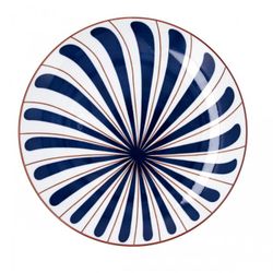 PLATO LLANO PORCELANA 27CM OCEANIKA