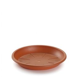 PLATO PLAST DE MACETAD.25 CM.TERRACOT.