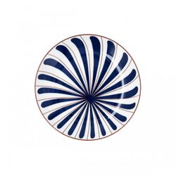PLATO POSTRE PORCELANA  19CM OCEANICA