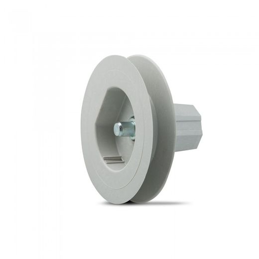 POLEA PLASTICO ESPIGA METAL 120X42MM C-18