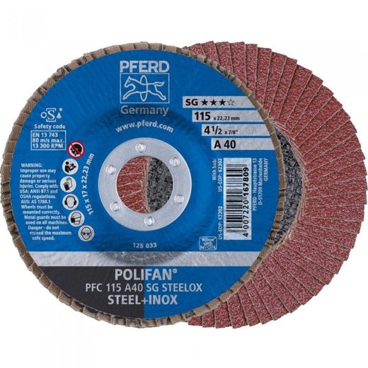 POLIFAN PFF 115 A60 SG STEELOX