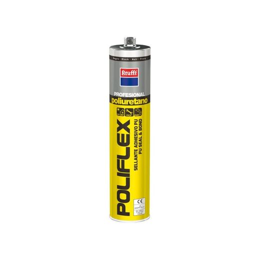 POLIFLEX CAR. NEGRO 300 ML.