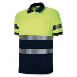 POLO ALTA VISIBILIDAD AZUL MARINO/AMARILLO FLUO T-XL (1288PAVXMCYFA/XL)