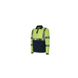 POLO A/V MANGA LARGA AMARILLO FLUO AZUL T-XL (1288PAVXMLYFA/XL)