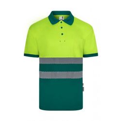 POLO GRS BICOLOR MC RS VERDE/AMARILLO FLÚOR T L