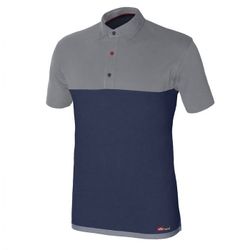 POLO MANGA CORTA ALGODON COLOR AZUL T/M