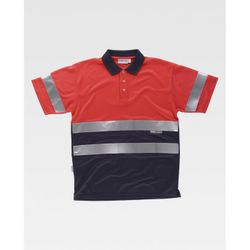 POLO MANGA CORTA ROJO A.V. T-XL