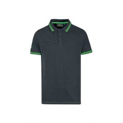 POLO MANGA CORTA WAY ASPHALT GREEN/GREY T-L