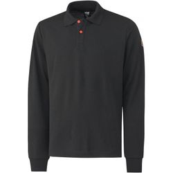 *POLO MANGA L FAKSE NEGRO T-L