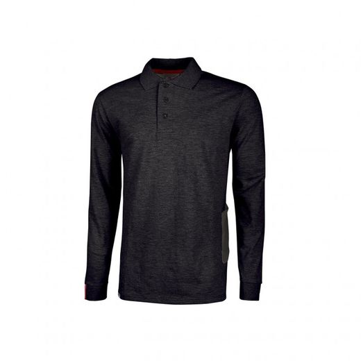 POLO MANGA LARGA LIVE BLACK CARBOB CONF. T-M