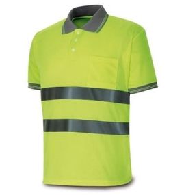 POLO MONOCOL.AV MANG.CORTA AMARILLO T-S