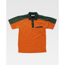 POLO REF.C2805 VERDE+NARANJA A.V. T-S