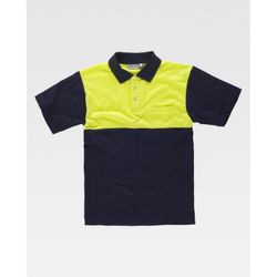POLO REF.C3840 MARINO+AMARILLO A.V. T-S