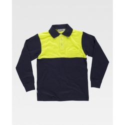 POLO REF.C3842 MARINO+AMARILLO A.V. T-XL