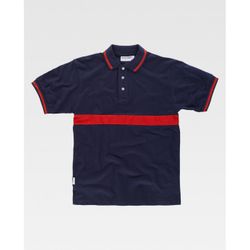 POLO REF.C3850 MARINO+ROJO A.V. T-XXL