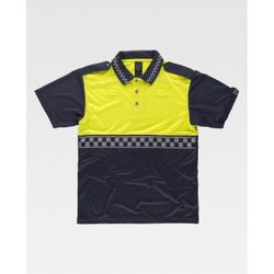POLO REF.C3855 MARINO+AMARILLO A.V. T-L