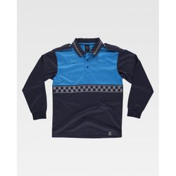 POLO REF.C3856 MARINO+CELESTE T-XL