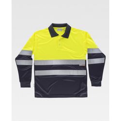 POLO REF.C3870 AMARILLO A.V.+MARINO T-3XL