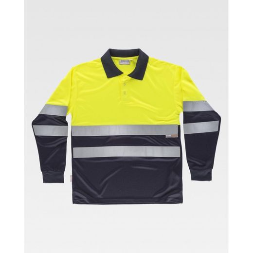 POLO REF.C3870 AMARILLO A.V.+MARINO T-3XL