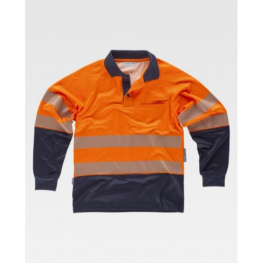 POLO REF.C3896 NARANJA A.V.+MARINO T-XXL