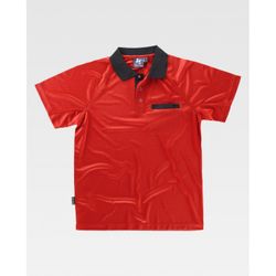 POLO REF.S6530 ROJO+NEGRO T-S