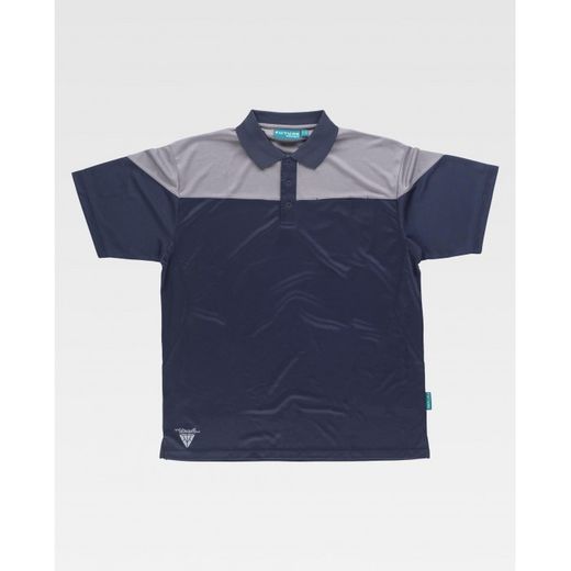 POLO REF.WF2616 MARINO+GRIS T-L