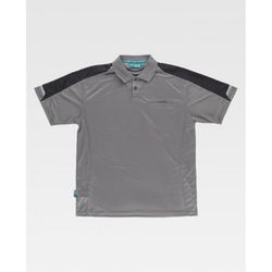 POLO REF.WF2850 GRIS+NEGRO T-XL