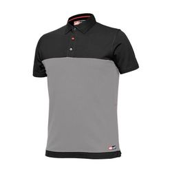 POLO STRETCH MANGA CORTA COLOR: GRIS T-XL