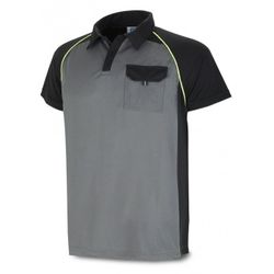 POLO TÉCNICA MC GRIS NEGRO T-L (1288PTMCGNE/L)