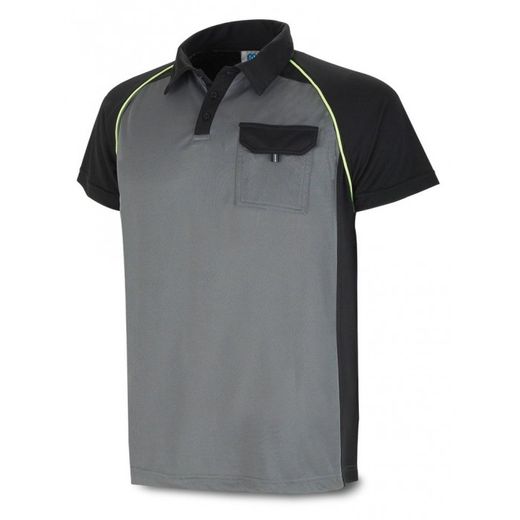 POLO TÉCNICA MC GRIS NEGRO T-M (1288PTMCGNE/M)