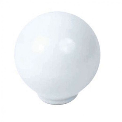 POMO BOLA ABS 29 MM BLANCO BRILLO