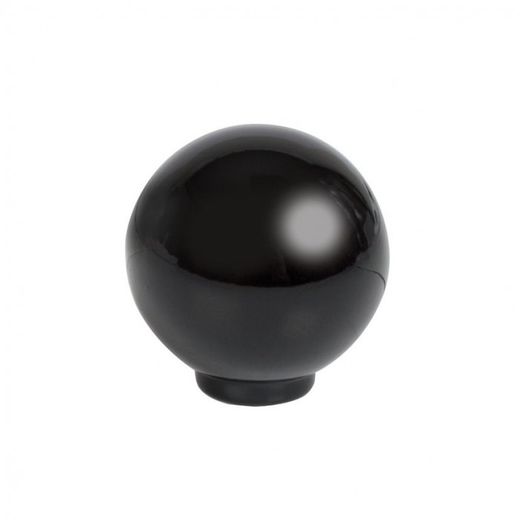 POMO PLASTICO. POLI DUR.D.34 MM. NEGRO.