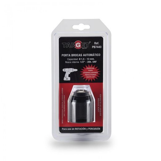 PORTABROCAS AUT. 1,5-13 MM ROSCA INT. 1/2-20H PARA ATORNILLADORES