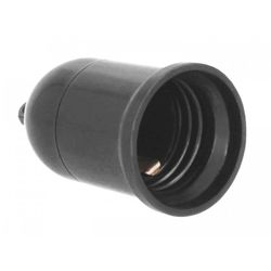 PORTALAMPARAS 3930 E-27 NEGRO (D)