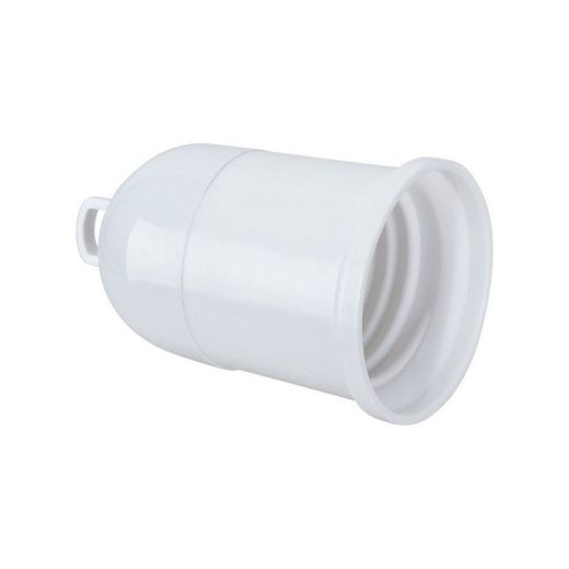 PORTALAMPARAS DE OBRA E-27 BLANCO