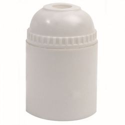 PORTALAMPARAS E27 TERMOPLASTICO BLANCO