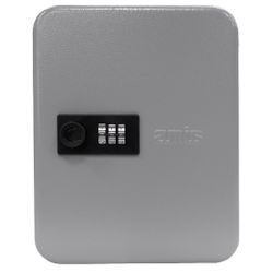 Amig 24824 | porta-llaves 2173 | 200 x 160 x 70 mm | acero | gris