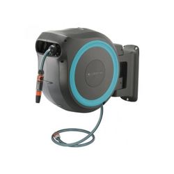 PORTAMANGUERA AUTOMÁTICO ROLLUP XL 35M LINEA AZUL TURQUESA NUEVA ESTRUCTU
