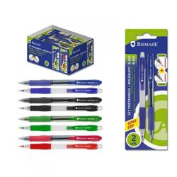 PORTAMINAS 0.7 + BOLIGRAFO GRIP COLORES BASICOS