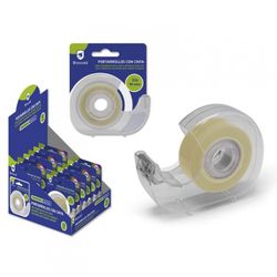 PORTARROLLOS C/CINTA ADHESIVA TRANSP 33X19MM