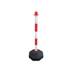POSTE DE PLASTICO S2001 - ROJO/BLANCO 900MM