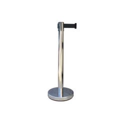 POSTE INOXIDABLE ES4SRBK - D.80 CINTA NEGRA 4,3M