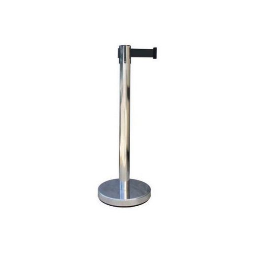 POSTE INOXIDABLE ES4SRBK - D.80 CINTA NEGRA 4,3M