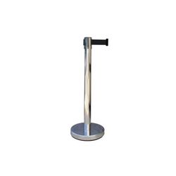 POSTE INOXIDABLE RECO2SRBK - D.63 CINTA NEGRA 2M