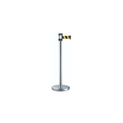POSTE INOXIDABLE RS4SRNJ - D.80 CINTA NEGRA/AMARILLA 4,3M