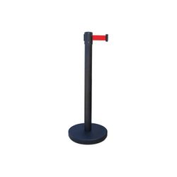 POSTE NEGRO RECO2BKRE - D.63 CINTA ROJA 2M