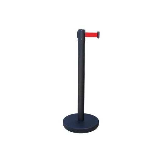 POSTE NEGRO RECO2BKRE - D.63 CINTA ROJA 2M