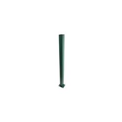 POSTE TUBO RECT. 60x40x1,5MM. LACADO VERDE A/1550 MM.C/PLACA