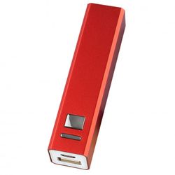 POWERBANK RECARGABLE ONLEX 2600MAH ROJA