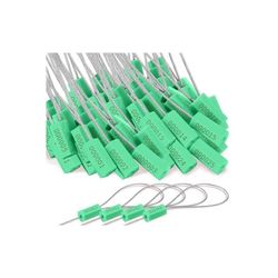 PRECINTOS DE SEGURIDAD NUMERADOS VERDES (120U)
